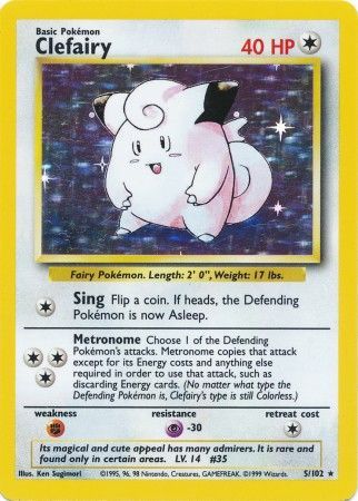 Clefairy (5/102) [Base Set Unlimited] | GnG Games