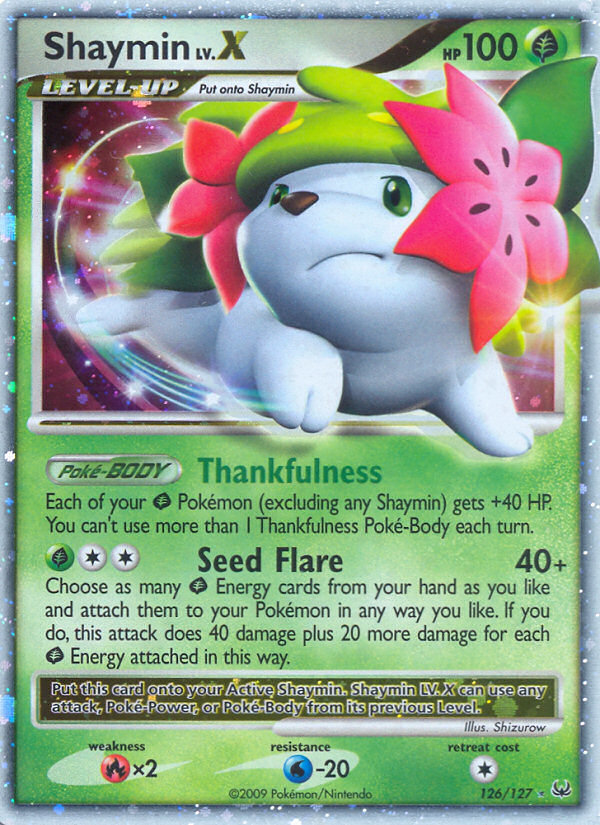 Shaymin LV.X (126/127) [Platinum: Base Set] | GnG Games