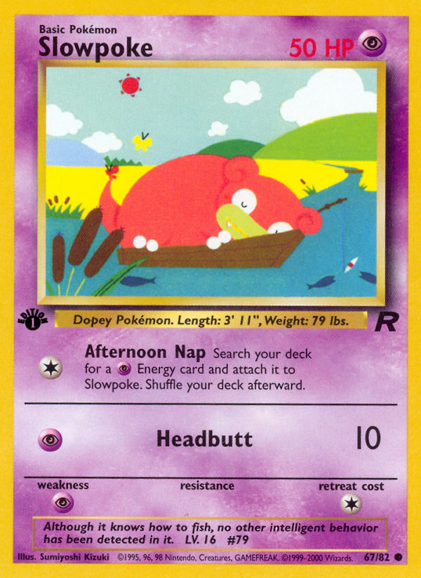 Slowpoke (67/82) [Team Rocket 1st Edition] | GnG Games