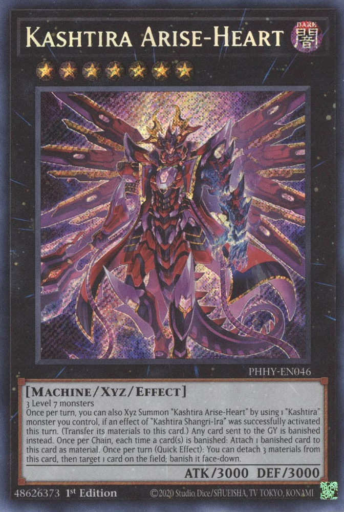 Kashtira Arise-Heart [PHHY-EN046] Secret Rare | GnG Games