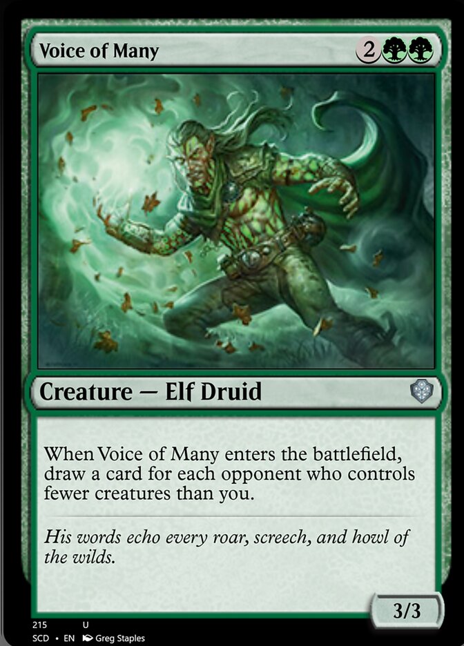 Voice of Many [Starter Commander Decks] | GnG Games