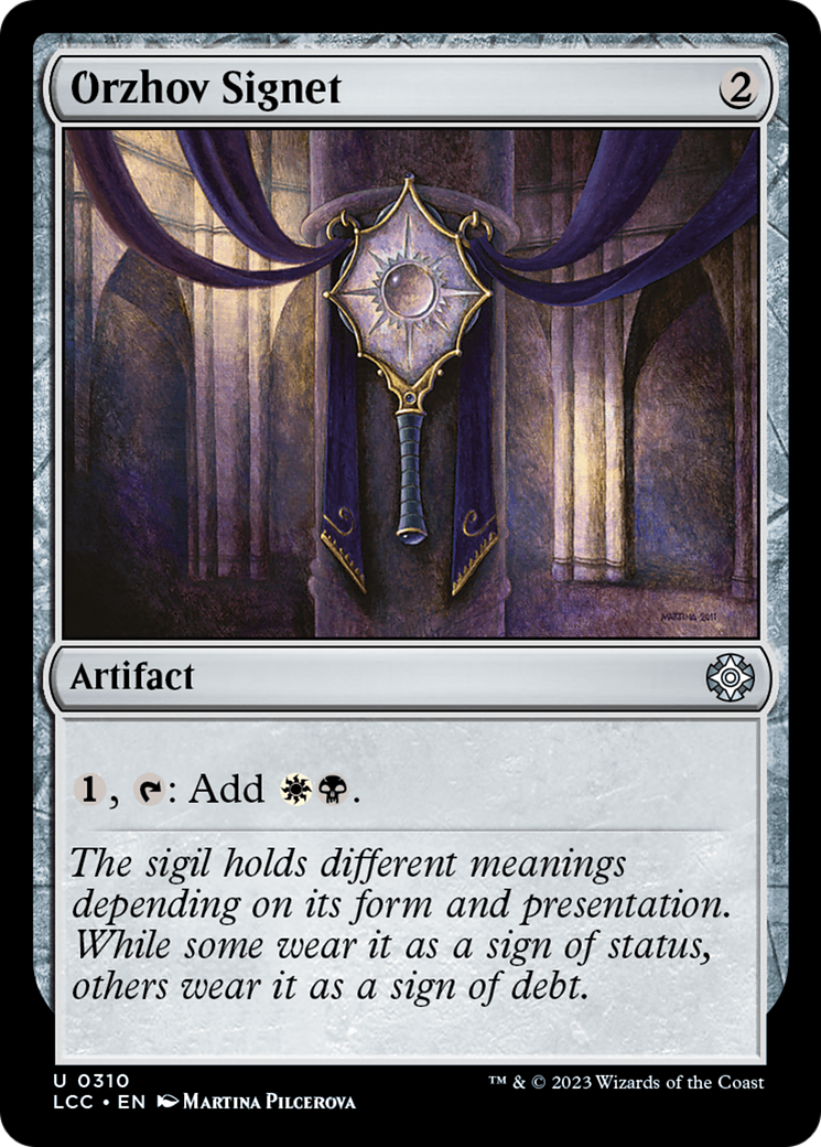 Orzhov Signet [The Lost Caverns of Ixalan Commander] | GnG Games