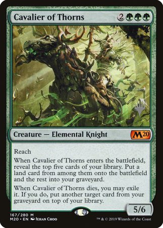 Cavalier of Thorns [Core Set 2020 Promos] | GnG Games