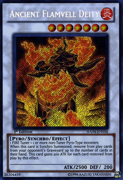 Ancient Flamvell Deity [HA04-EN056] Secret Rare | GnG Games