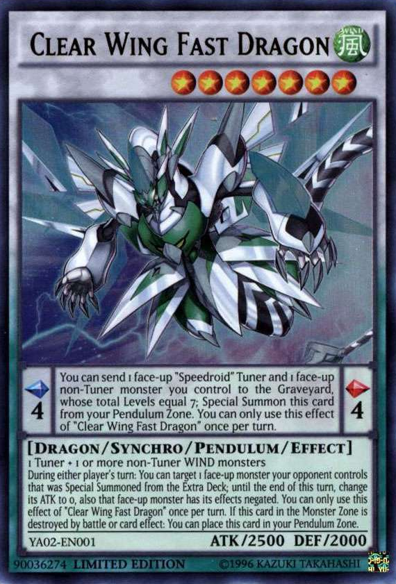 Clear Wing Fast Dragon [YA02-EN001] Ultra Rare | GnG Games