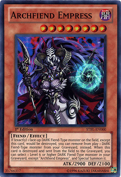 Archfiend Empress [STBL-EN000] Super Rare | GnG Games