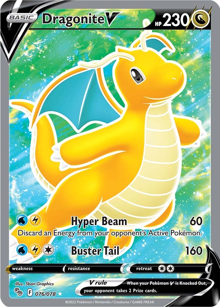 Dragonite V (076/078) [Pokémon GO] | GnG Games