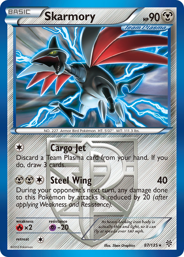 Skarmory (87/135) [Black & White: Plasma Storm] | GnG Games