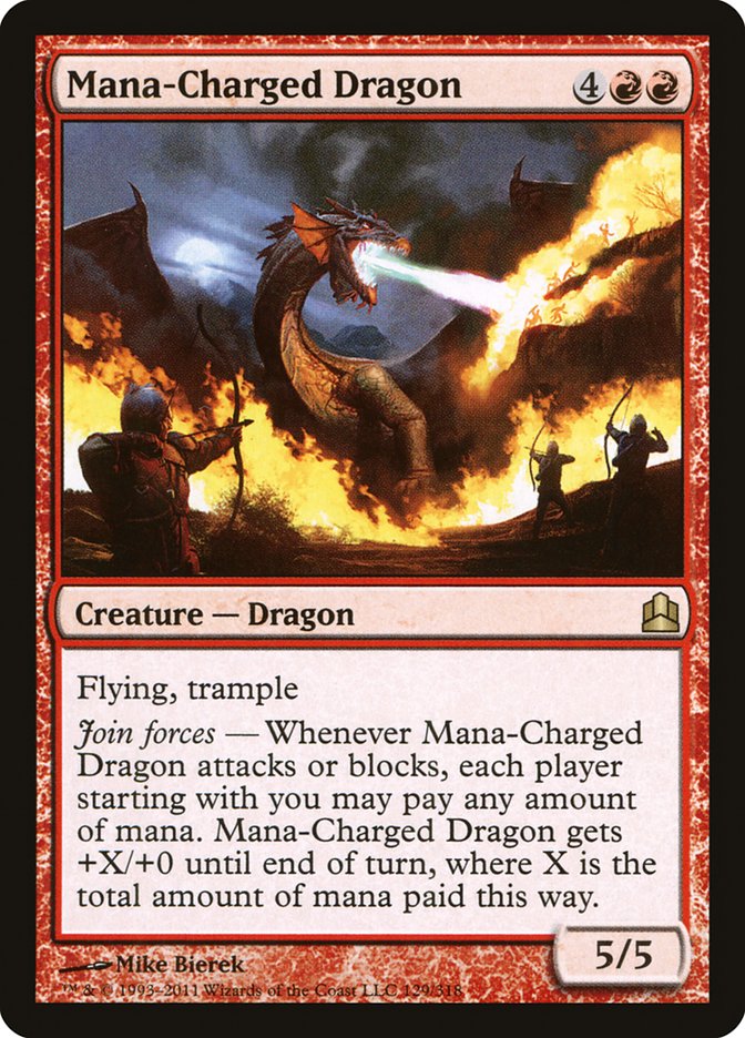 Mana-Charged Dragon [Commander 2011] | GnG Games