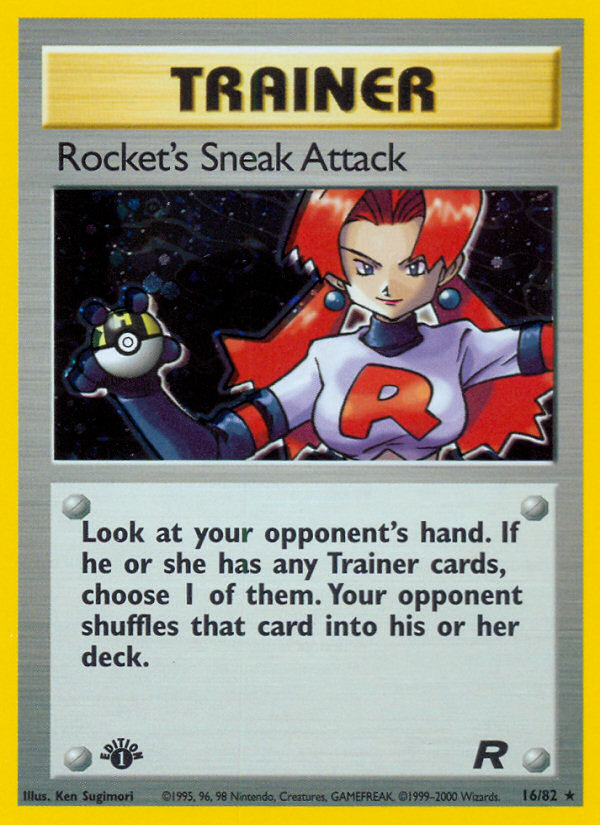 Rocket's Sneak Attack (16/82) [Team Rocket 1st Edition] | GnG Games