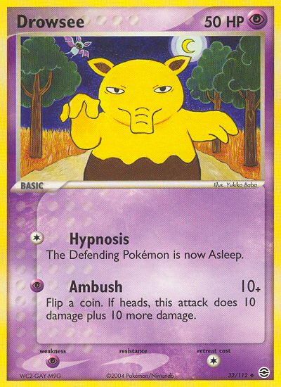 Drowzee (32/112) [EX: FireRed & LeafGreen] | GnG Games