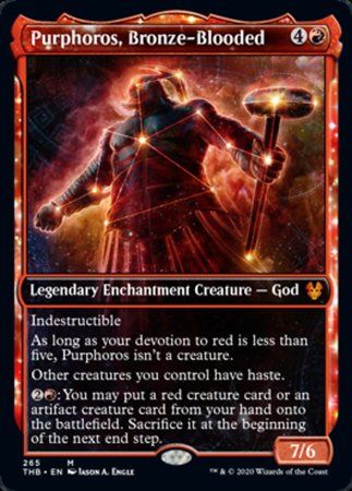 Purphoros, Bronze-Blooded (Showcase) [Theros Beyond Death] | GnG Games