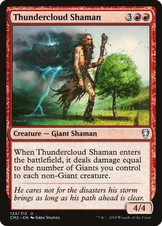 Thundercloud Shaman [Commander Anthology Volume II] | GnG Games