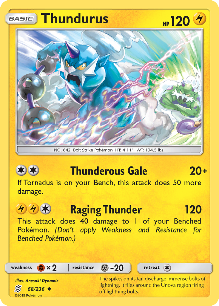 Thundurus (68/236) [Sun & Moon: Unified Minds] | GnG Games