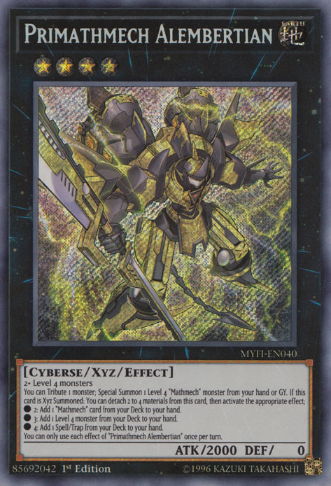 Primathmech Alembertian [MYFI-EN040] Secret Rare | GnG Games