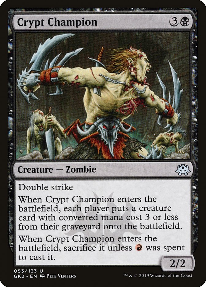 Crypt Champion [Ravnica Allegiance Guild Kit] | GnG Games