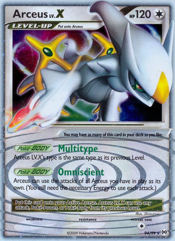 Arceus LV.X (94/99) [Platinum: Arceus] | GnG Games