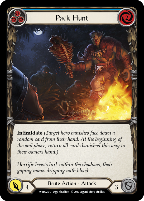 Pack Hunt (Blue) [WTR025-C] Alpha Print Normal | GnG Games