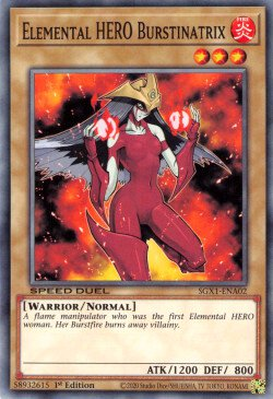Elemental HERO Burstinatrix [SGX1-ENA02] Common | GnG Games