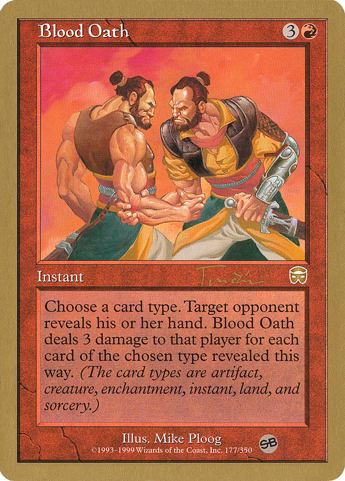 Blood Oath (Jan Tomcani) (SB) [World Championship Decks 2001] | GnG Games