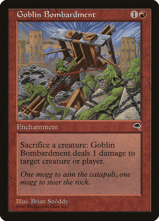 Goblin Bombardment [Tempest] | GnG Games