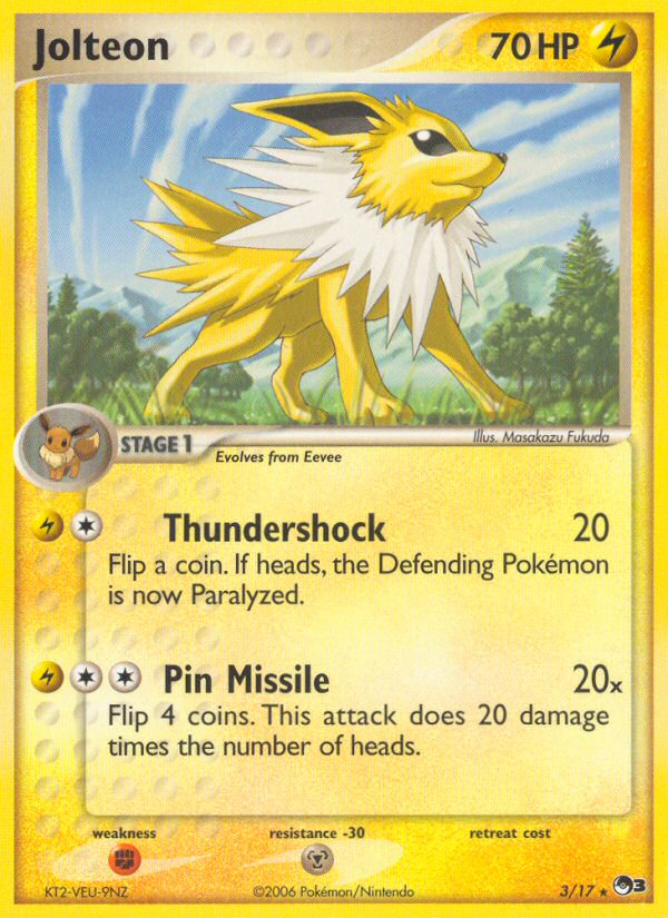 Jolteon (3/17) [POP Series 3] | GnG Games