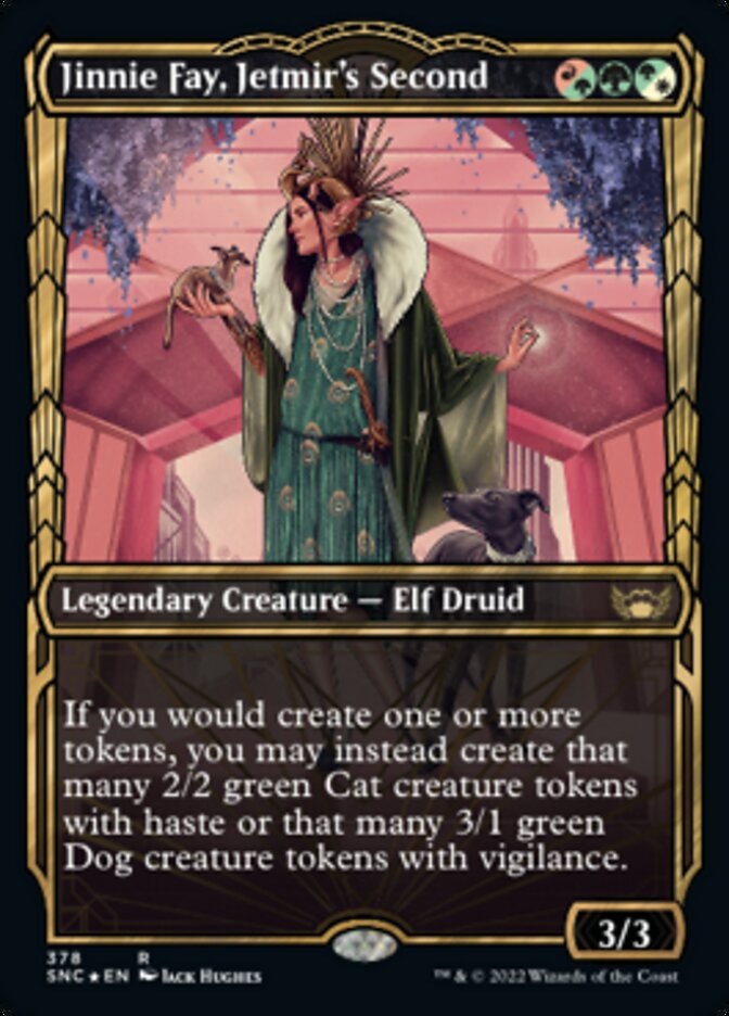 Jinnie Fay, Jetmir's Second (Showcase Golden Age Gilded Foil) [Streets of New Capenna] | GnG Games