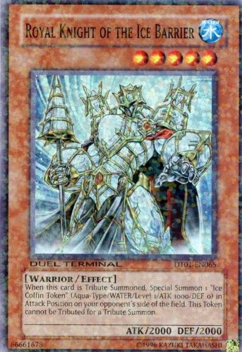 Royal Knight of the Ice Barrier [DT01-EN065] Super Rare | GnG Games