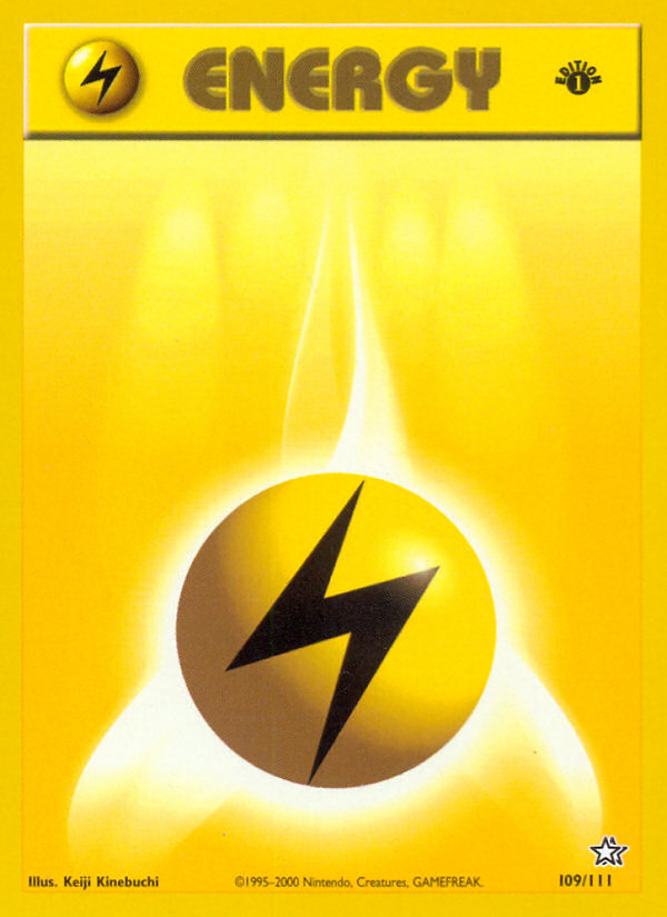 Lightning Energy (109/111) [Neo Genesis 1st Edition] | GnG Games