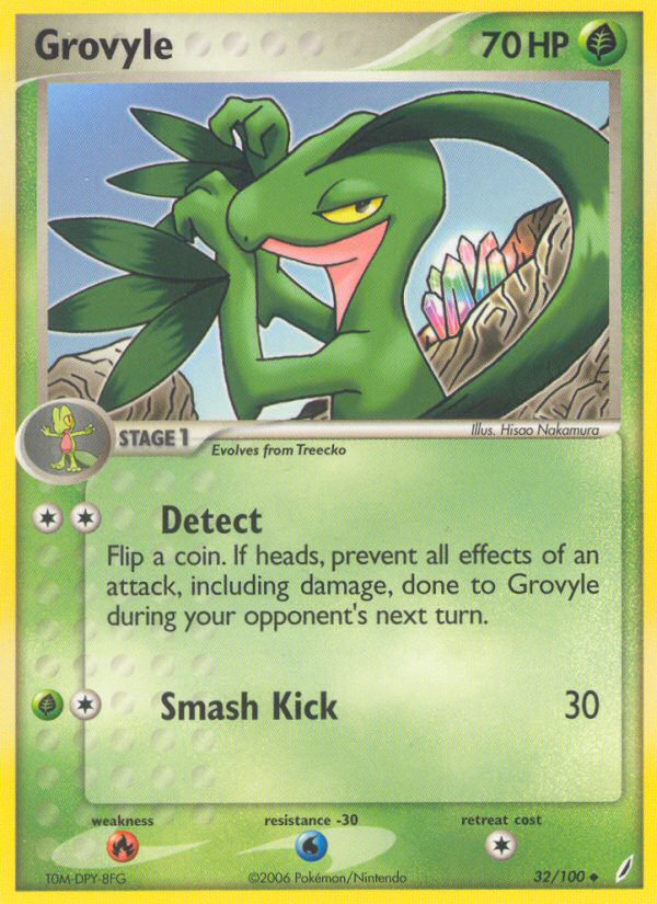 Grovyle (32/100) [EX: Crystal Guardians] | GnG Games