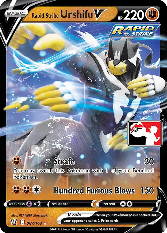 Rapid Strike Urshifu V (087/163) [Prize Pack Series One] | GnG Games