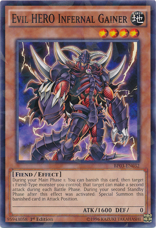 Evil HERO Infernal Gainer (Shatterfoil) [BP03-EN032] Common | GnG Games