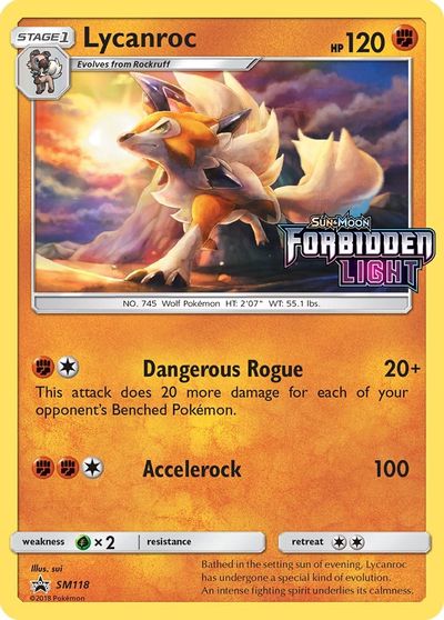 Lycanroc (SM118) (Prerelease Promo) [Sun & Moon: Black Star Promos] | GnG Games