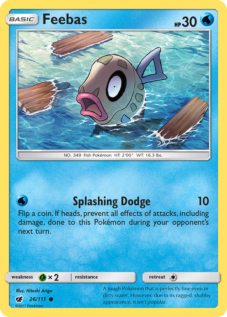 Feebas (26/111) [Sun & Moon: Crimson Invasion] | GnG Games