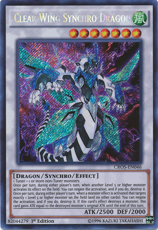 Clear Wing Synchro Dragon [CROS-EN046] Secret Rare | GnG Games