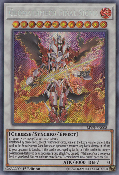 Geomathmech Final Sigma [MYFI-EN008] Secret Rare | GnG Games