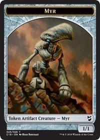 Myr (023) // Thopter (025) Double-sided Token [Commander 2018 Tokens] | GnG Games