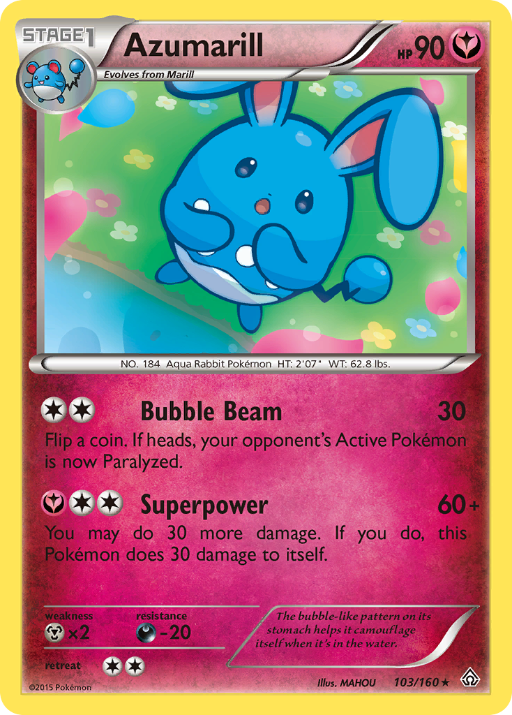 Azumarill (103/160) [XY: Primal Clash] | GnG Games