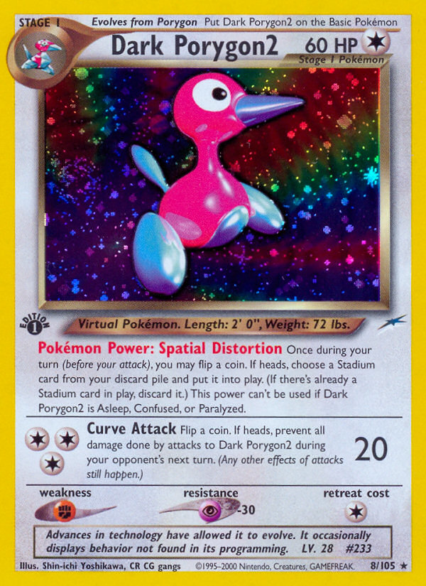 Dark Porygon2 (8/105) [Neo Destiny 1st Edition] | GnG Games