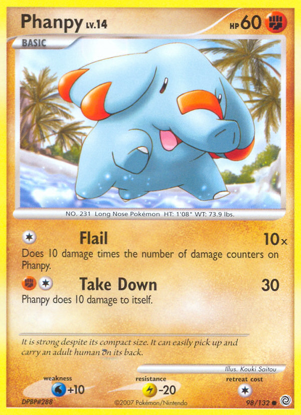 Phanpy (98/132) [Diamond & Pearl: Secret Wonders] | GnG Games