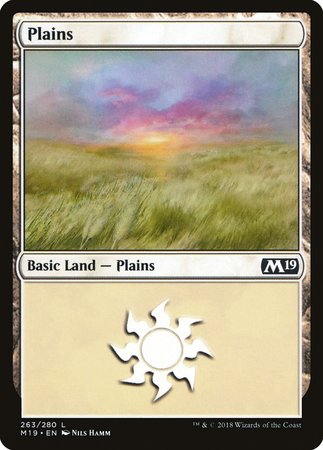 Plains (263) [Core Set 2019] | GnG Games