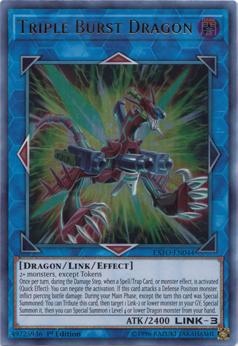 Triple Burst Dragon [EXFO-EN044] Ultra Rare | GnG Games