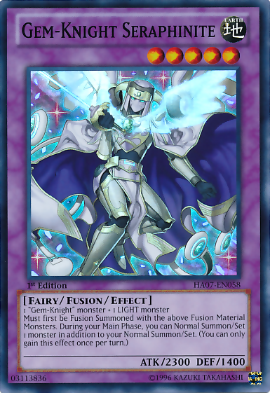 Gem-Knight Seraphinite [HA07-EN058] Super Rare | GnG Games