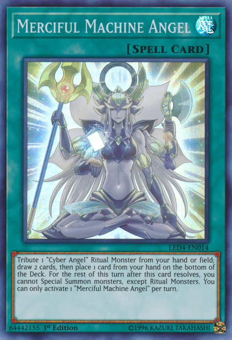 Merciful Machine Angel [LED4-EN014] Super Rare | GnG Games