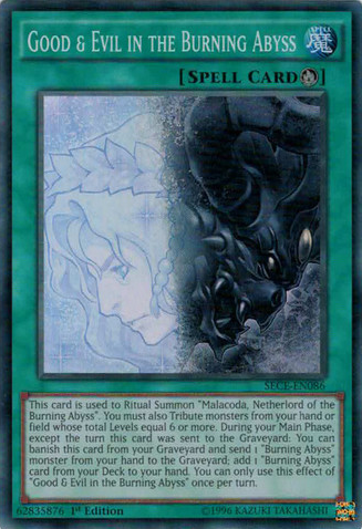 Good & Evil in the Burning Abyss [SECE-EN086] Super Rare | GnG Games