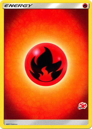 Fire Energy (Charizard Stamp #29) [Battle Academy 2020] | GnG Games