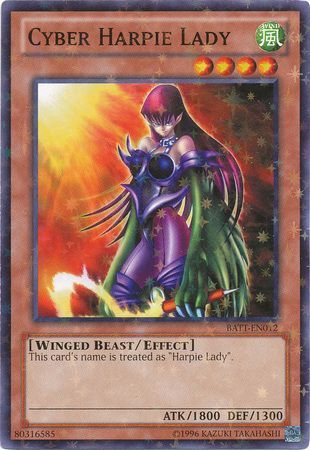 Cyber Harpie Lady [BATT-EN012] Starfoil Rare | GnG Games