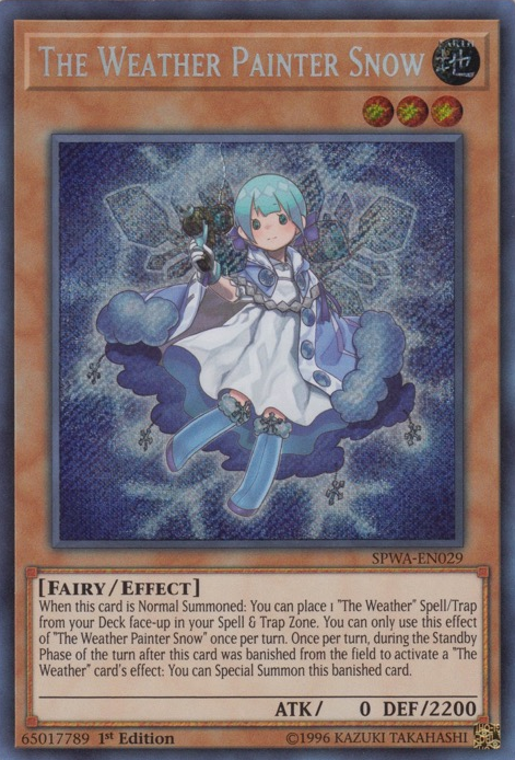 The Weather Painter Snow [SPWA-EN029] Secret Rare | GnG Games