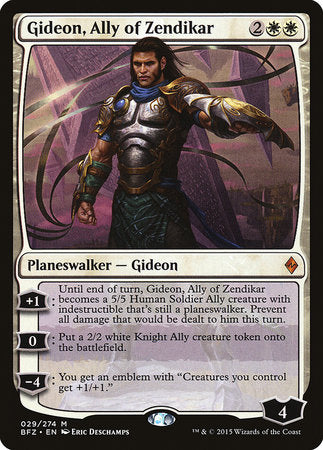 Gideon, Ally of Zendikar [Battle for Zendikar] | GnG Games