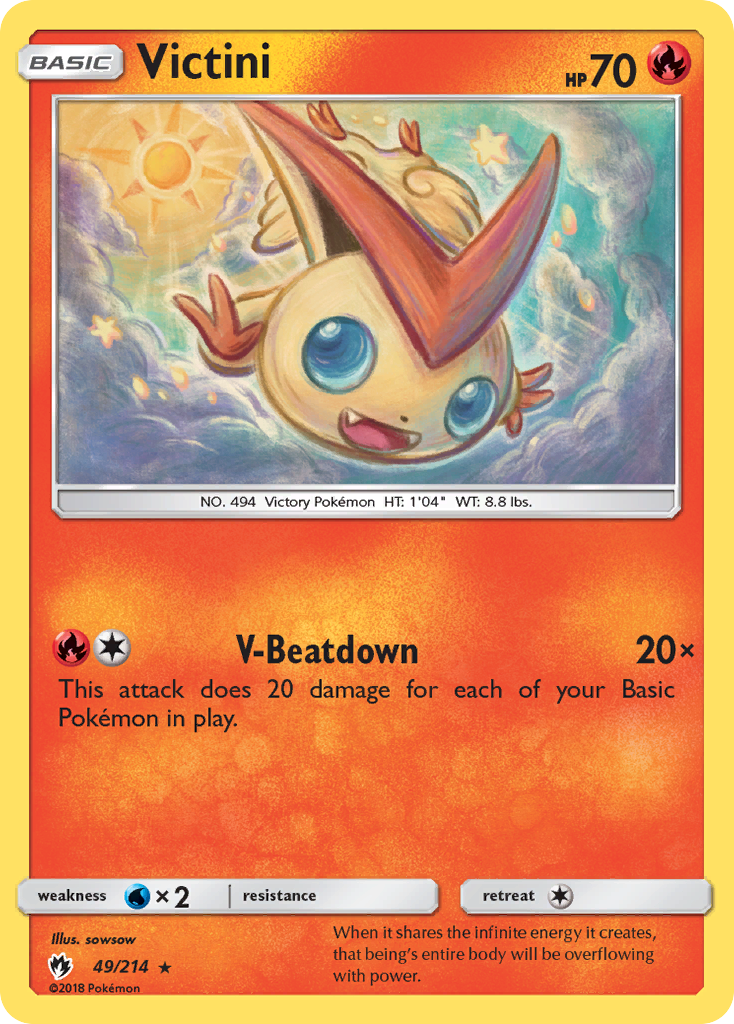 Victini (49/214) [Sun & Moon: Lost Thunder] | GnG Games